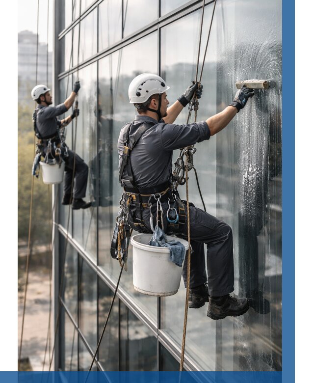 Мойка сплошного остекления в Кирове, заказать от 305 р.| ВЫСОТНИК-Кро