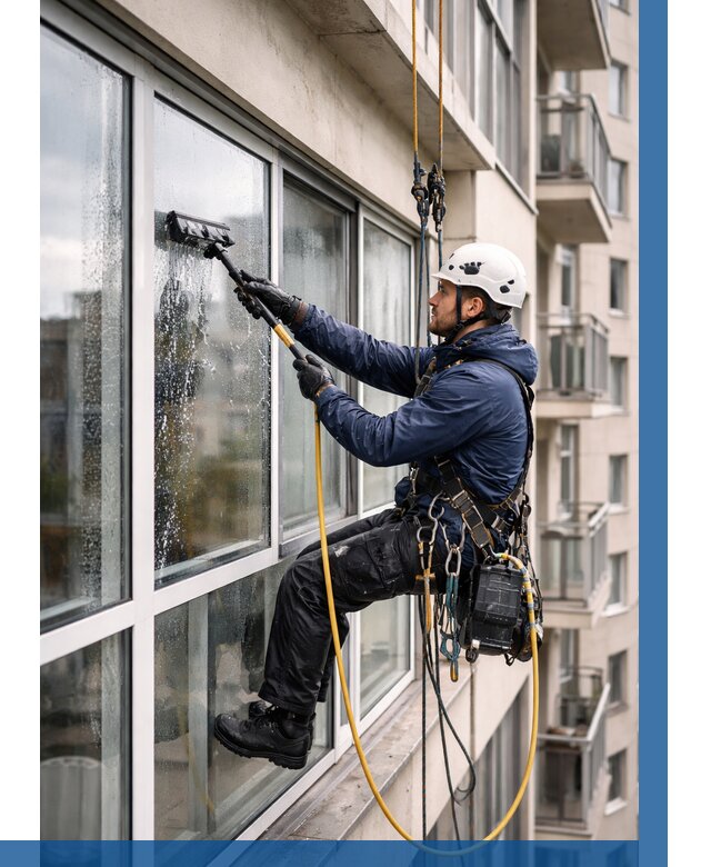 Мойка балконного остекления в Кирове от 3558 р. | ВЫСОТНИК-Кро