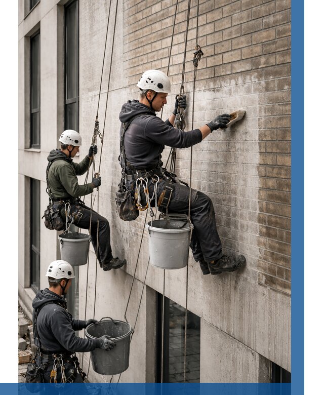 Удаление высолов с фасада в Кирове от 254 р. | ВЫСОТНИК-Кро