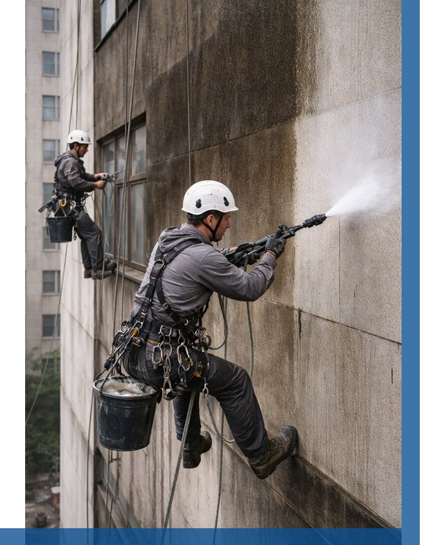 Очистка фасада от копоти в Кирове от 254 р. | ВЫСОТНИК-Кро