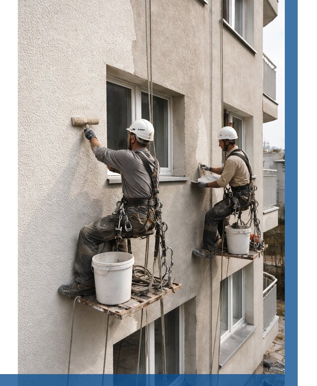 Нанесение короеда на фасад в Кирове от 457 р. | ВЫСОТНИК-Кро