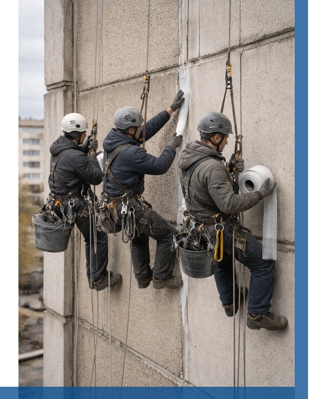 Ремонт межпанельных швов в Кирове от 762 р. | ВЫСОТНИК-Кро