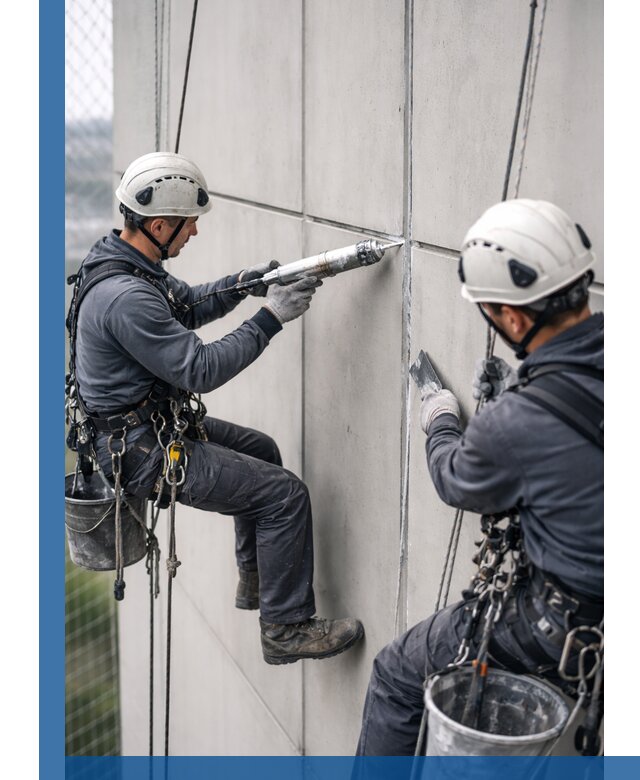 Первичная герметизация швов фасадов и кровель в Кирове