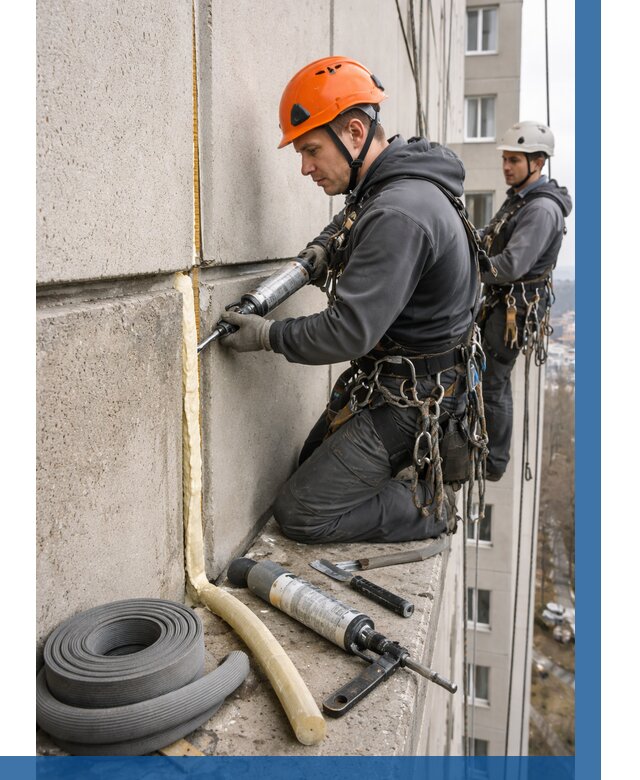 Теплый шов межпанельные швы в Кирове от 712 р. | ВЫСОТНИК-Кро