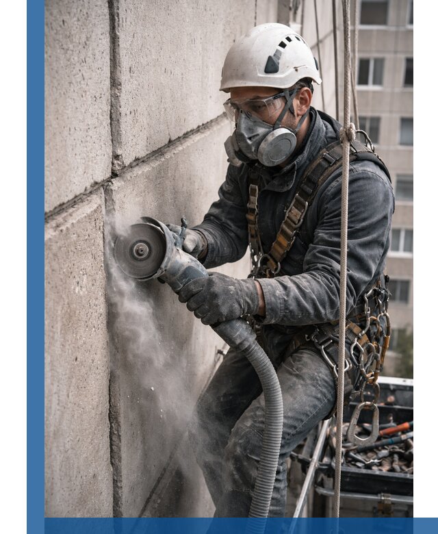 Штробление межпанельных швов в Кирове качественно и быстро