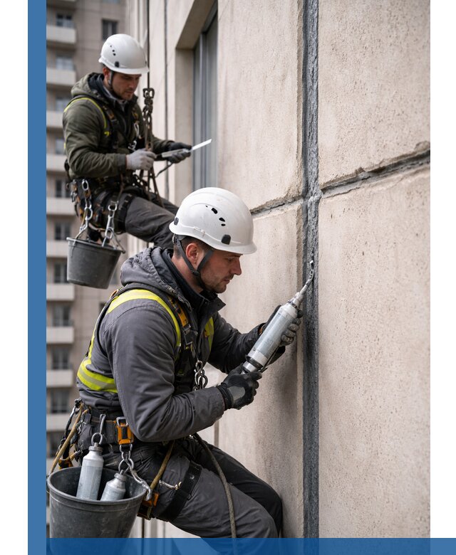 Герметизация деформационных швов фасада в Кирове качественно