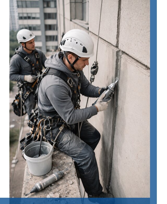 Ремонт деформационных швов здания в Кирове от 1017 р. | ВЫСОТНИК-Кро