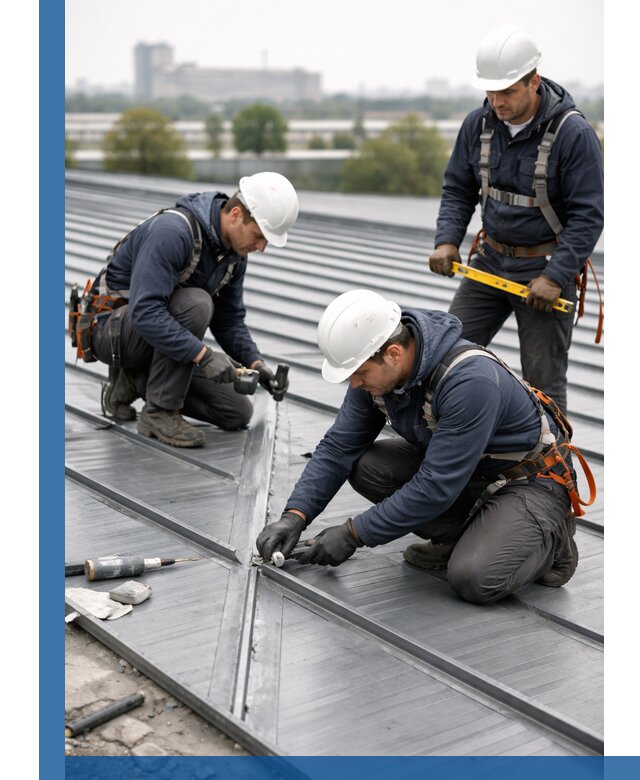 Ремонт фальцевой кровли в Кирове срочно и качественно