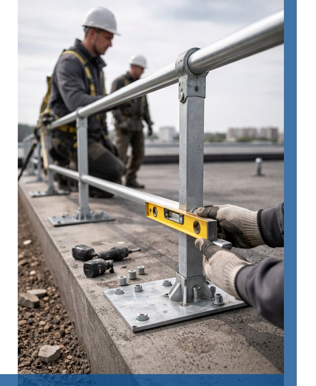 Монтаж кровельного ограждения в Кирове от 1220 р. | ВЫСОТНИК-Кро