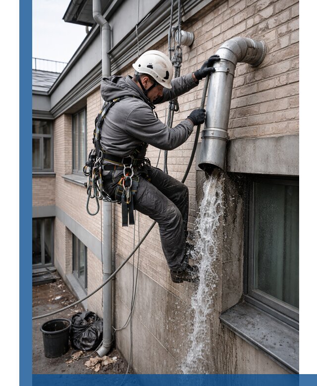 Профессиональная прочистка водосточных труб в Кирове с гарантией