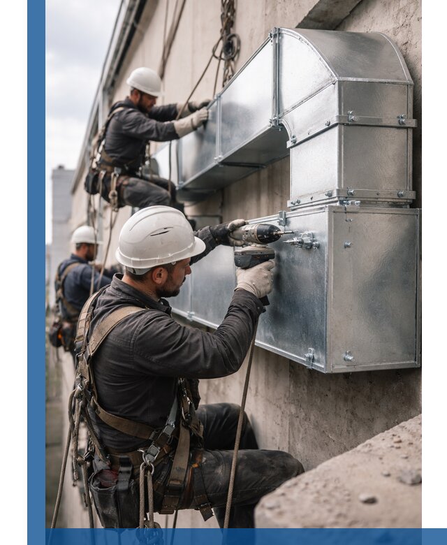 Профессиональный монтаж вентиляционных коробов в Кирове под ключ