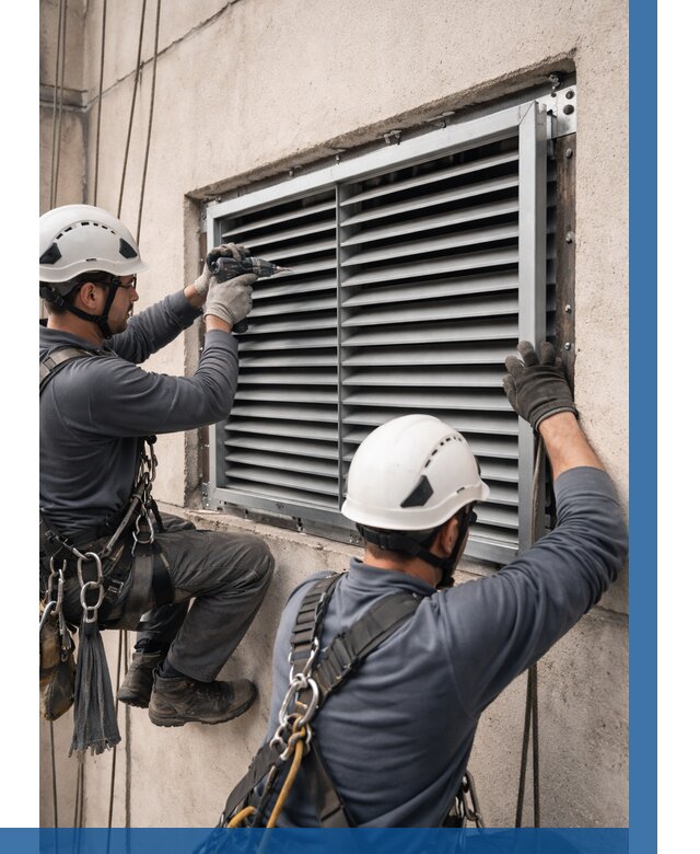 Монтаж вентиляционных решеток в Кирове от 4574 р. | ВЫСОТНИК-Кро