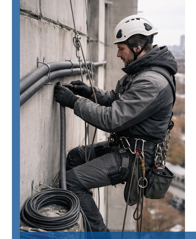 Профессиональный монтаж гофры для кабеля в Кирове с гарантией