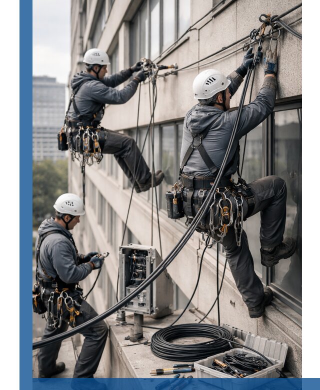 Прокладка оптоволоконного кабеля в Кирове под ключ с тестированием