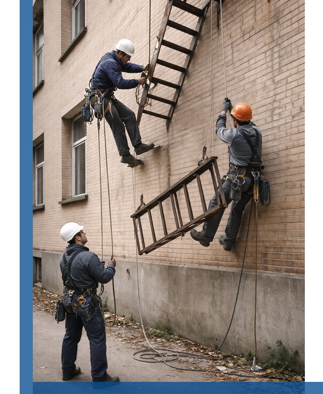 Демонтаж пожарной лестницы в Кирове быстро и безопасно