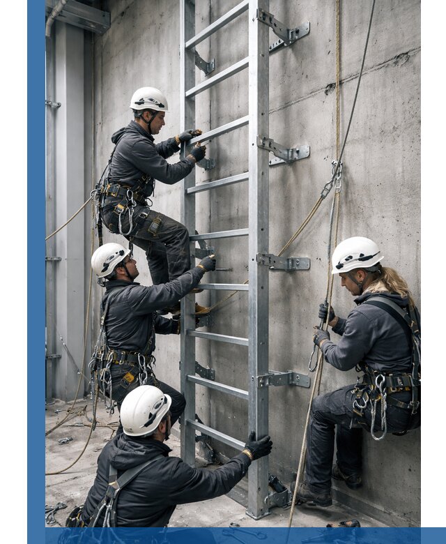 Монтаж металлических лестниц в Кирове под ключ со гарантией