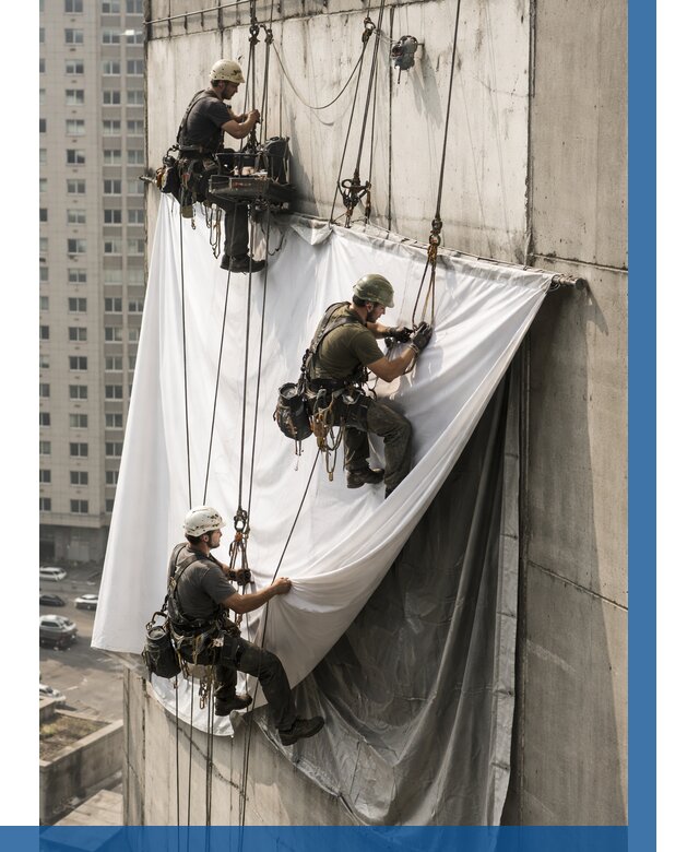 Замена баннерного полотна в Кирове от 6607 р. | ВЫСОТНИК-Кро—заказать