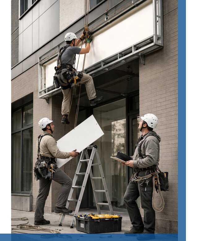 Монтаж светового короба в Кирове от 6607 р. | ВЫСОТНИК-Кро