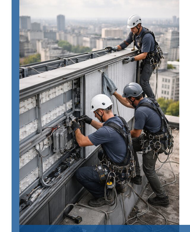 Профессиональное обслуживание крышной рекламы в Кирове под ключ