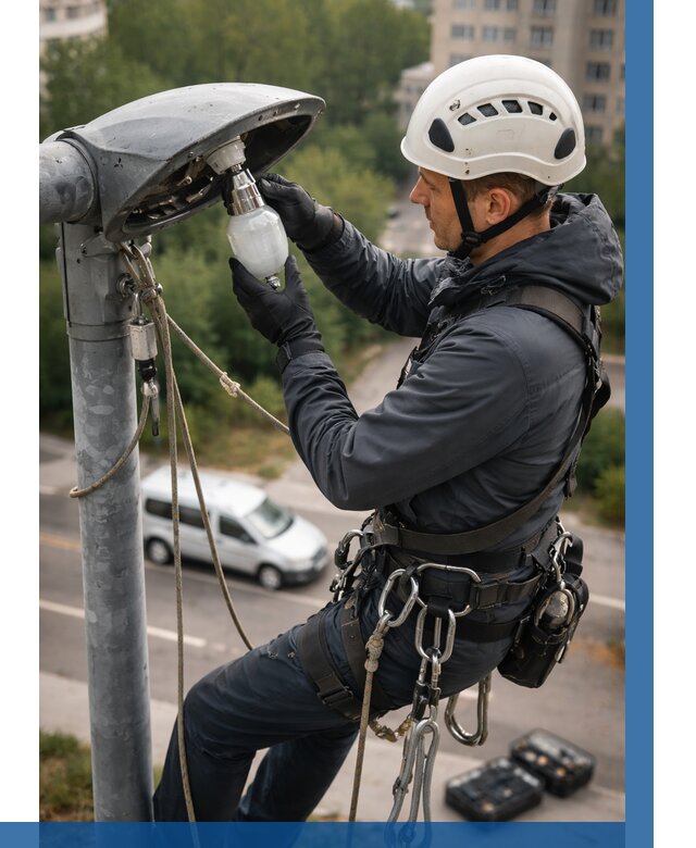 Замена ламп на высоте в Кирове от 2541 р. | ВЫСОТНИК-Кро