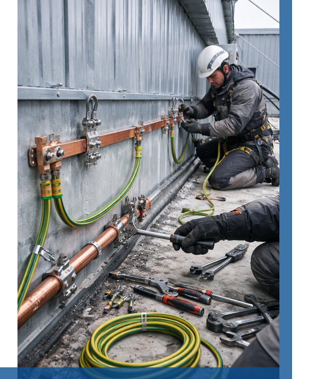 Монтаж заземления здания в Кирове от 25413 р. | ВЫСОТНИК-Кро