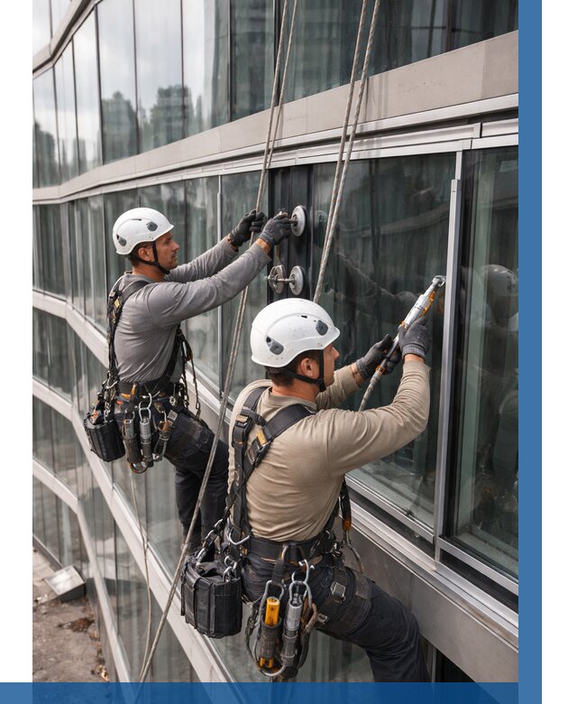 Радиусное остекление фасада в Кирове от 12198 р. | ВЫСОТНИК-Кро