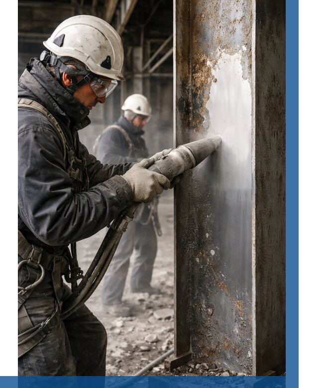 Удаление старой краски с металла в Кирове от 457 р. | ВЫСОТНИК-Кро