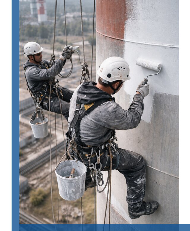 Покраска дымовых труб в Кирове: антикоррозийная защита и восстановление