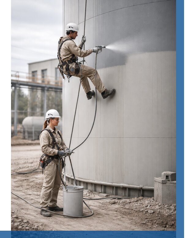 Покраска резервуаров в Кирове от 1220 р. | ВЫСОТНИК-Кро — заказать