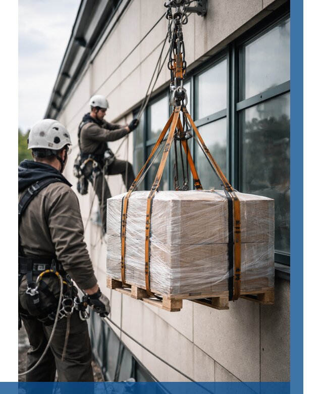 Подъем груза на высоту в Кирове от 3050 р. | ВЫСОТНИК-Кро
