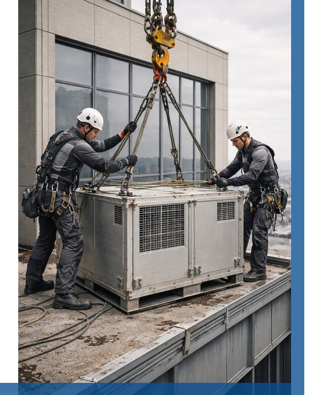 Такелажные работы на высоте в Кирове от 8132 р. | ВЫСОТНИК-Кро