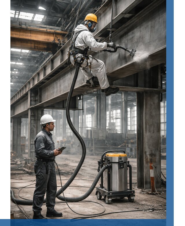 Обеспыливание конструкций в цехе в Кирове от 4269 р. | ВЫСОТНИК-Кро