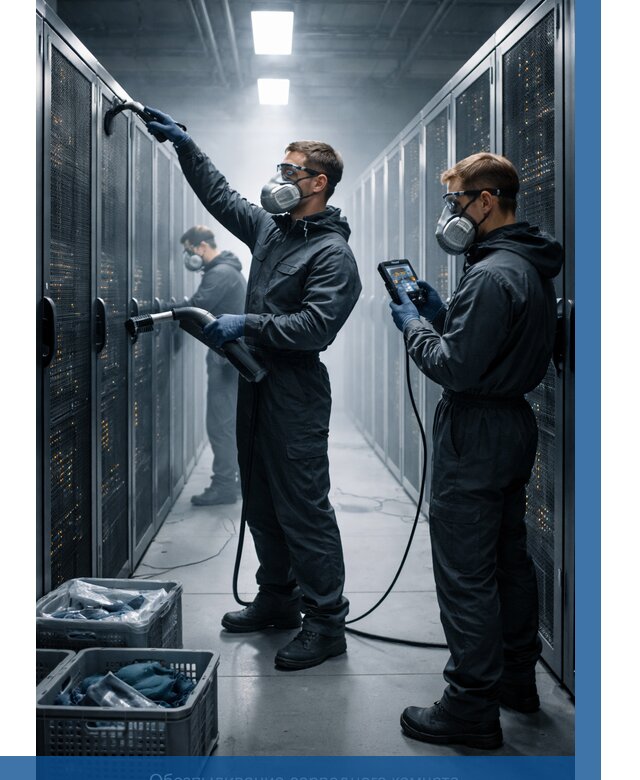 Обеспыливание серверной комнаты в Кирове от 4574 р. | ВЫСОТНИК-Кро