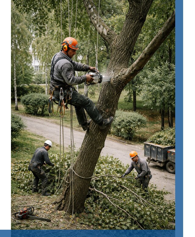 Кронирование деревьев в Кирове от 6607 р. | ВЫСОТНИК-Кро