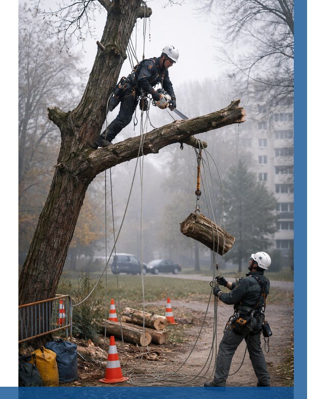 Удаление аварийных деревьев в Кирове от 15248 р. | ВЫСОТНИК-Кро