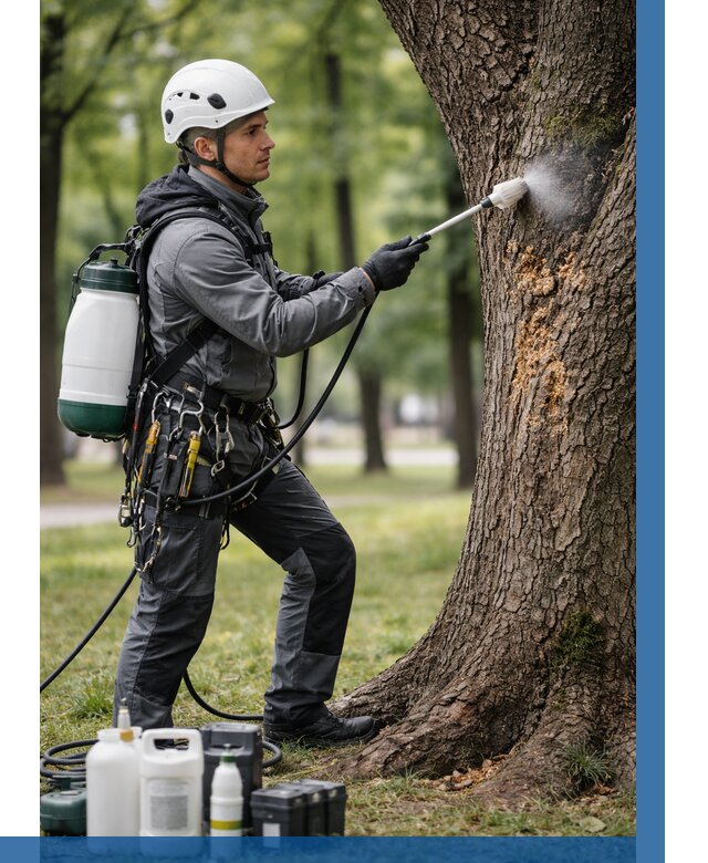 Обработка деревьев от вредителей в Кирове от 4574 р. | ВЫСОТНИК-Кро