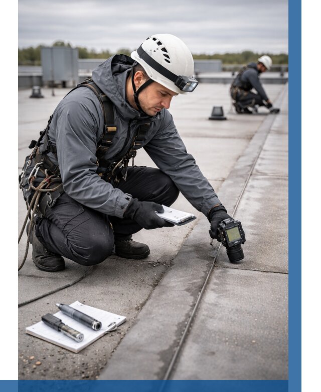 Обследование кровли на протечки в Кирове от 4574 р. | ВЫСОТНИК-Кро